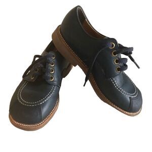Retro Leather Buster Brown Shoes Size kids 10.5